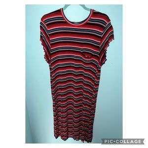 Long striped American Eagle dress